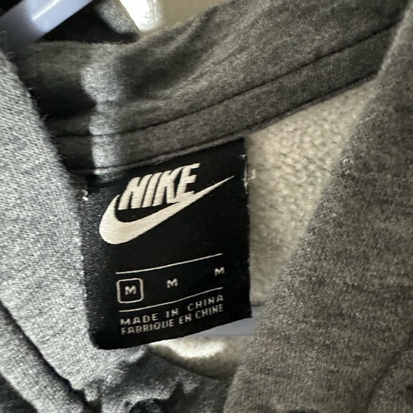 Nike Men's Charcoal Hoodie - Picture 5 of 6